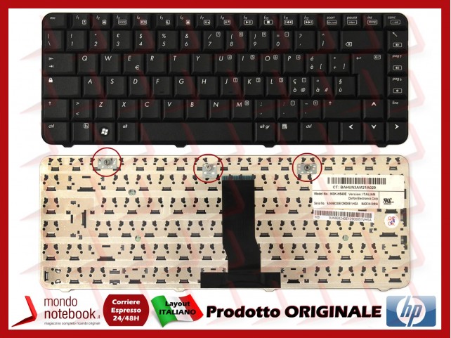 Tastiera Notebook HP CQ50 G50 - 486654-061 (Italiana)