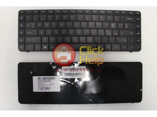 Tastiera Notebook HP CQ62 G62 CQ56 G56 con ADESIVI LAYOUT ITALIANO