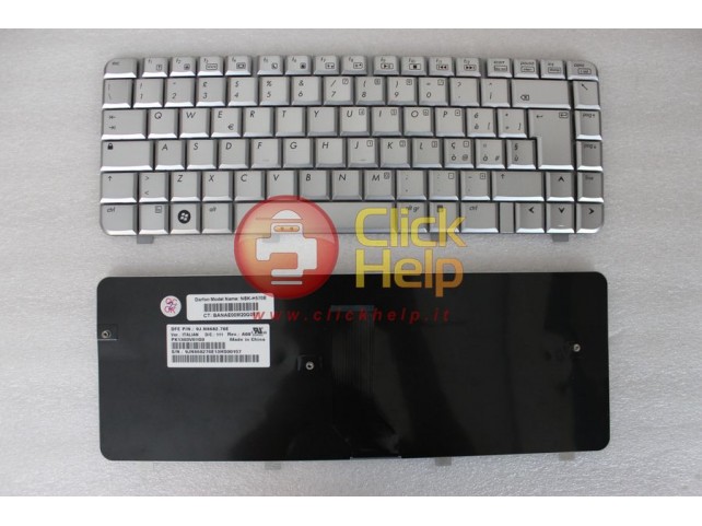 Tastiera Notebook HP DV4-1000 DV4-1100 DV4-1200 DV4-2000 DV4-2100 Series (SILVER)