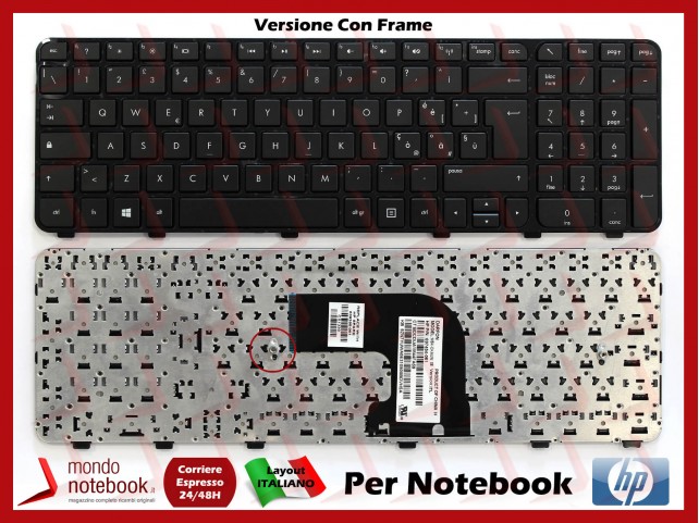 Tastiera Notebook HP DV6-7000 (CON FRAME) Italiana 697454-061
