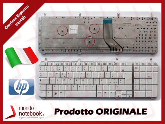 Tastiera Notebook HP DV7-2000 DV7-3000 (BIANCA)