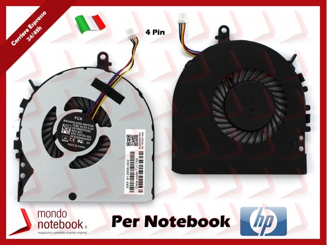 Ventola Fan CPU HP ENVY 15.6" M6-P M6-P113DX 15-AE - 812682-001