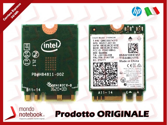 HP Wlan Card 11Ac+Bt