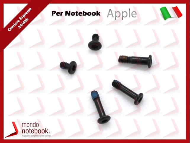 Viti Batteria battery Screws For Macbook AIR A1466 A1369 A1465 set 5 pcs