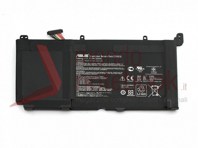 Batteria Originale ASUS S551LB (K551LB) S551LA S551LN (R553LN K551LN A551LN) B31N1336 (VEDI DESCRIZIONE)
