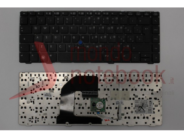 Tastiera Notebook HP EliteBook 8460p 8460w 8470p 8470w 6465b (SENZA FRAME) Con Trackpoint CELESTE