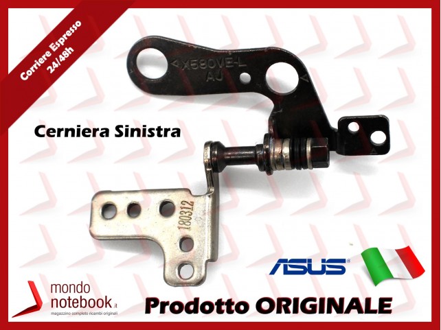 Cerniera Hinge ASUS VivoBook Pro 15 X580 N580 (Sinistra) No Touch