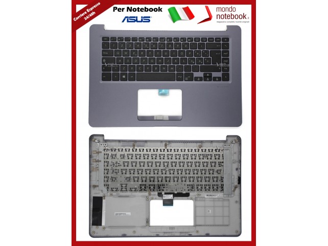 Tastiera con Top Case ASUS VivoBook 15 X510 X510U Layout Italiano (Star Grey)