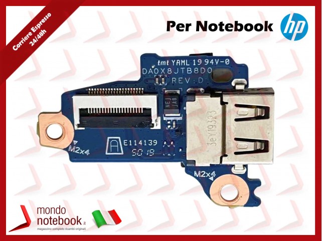 Scheda USB Board HP ProBook 440 445 G6 - DA0X8JTB8D0 - L44578-001