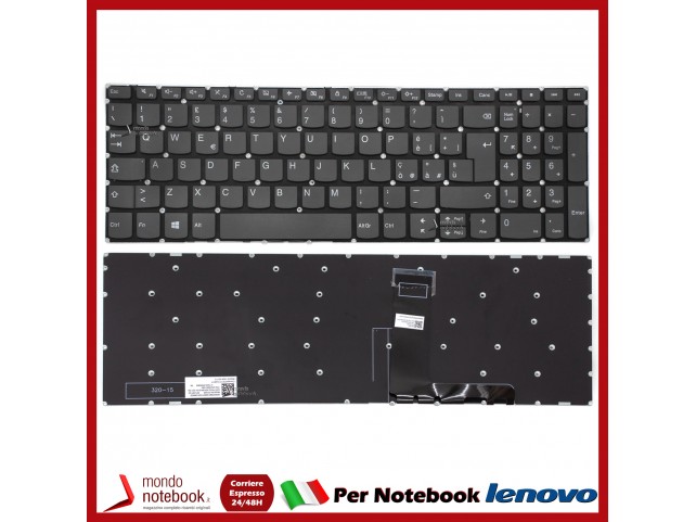 Tastiera Notebook Lenovo Ideapad 720S-15IKB V130-15IGM V130-15IKB V330-15ISK (Grey)