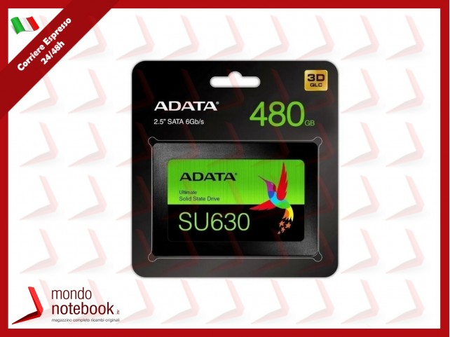 SSD 480GB ADATA SU630 2,5" 3D Nand SATA III