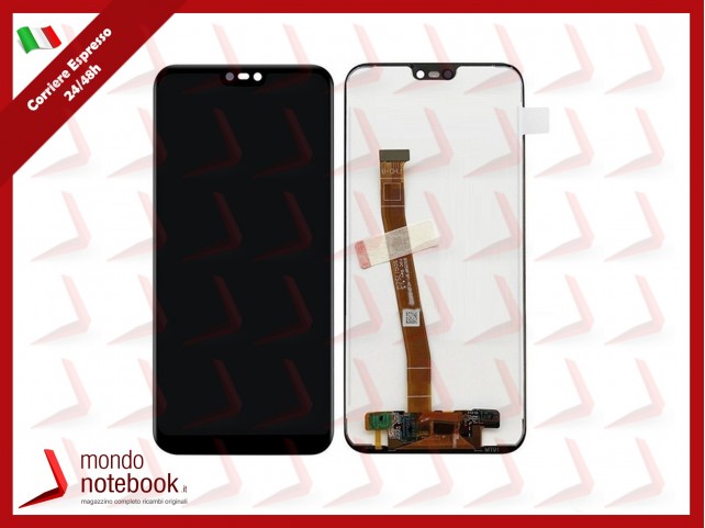 DISPLAY LCD PER HUAWEI P20 LITE ANE-LX1 TOUCH SCREEN SCHERMO MONITOR VETRO NERO