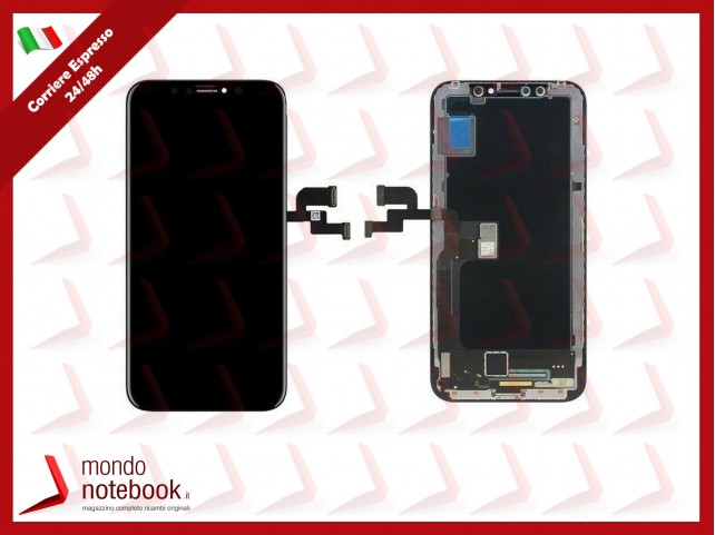 DISPLAY LCD OLED PER APPLE IPHONE X SCHERMO TOUCH SCREEN SCHERMO ALTA QUALITÀ