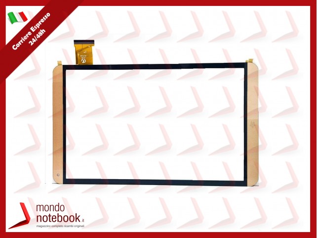 TOUCH SCREEN VETRO MEDIACOM SMARTPAD HX 10 HD M-SP10HXAH ORIGINALE GOLD ORO