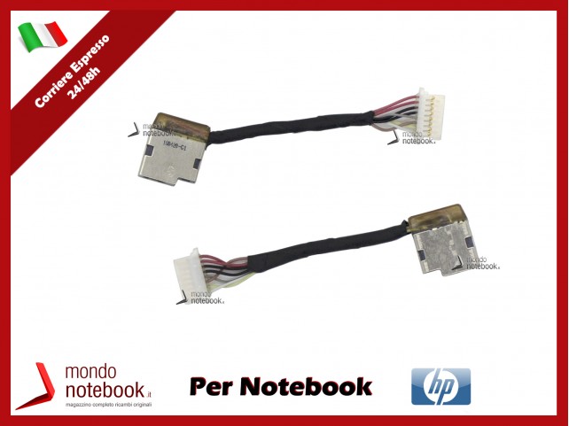 Connettore di Alimentazione DC Power Jack HP Probook 430 440 450 470 G5 (8 Pin) - L01952-001