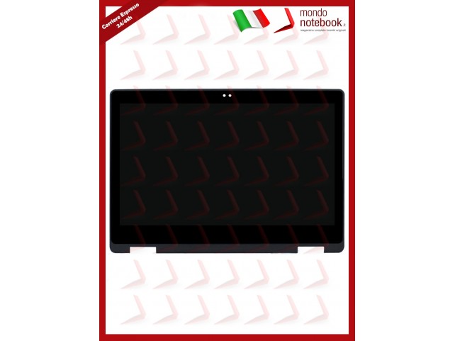 Display LCD con Touch Screen DELL Inspiron 15 5568 5578 - Angoli ARROTONDATI (2 Fori WebCam)