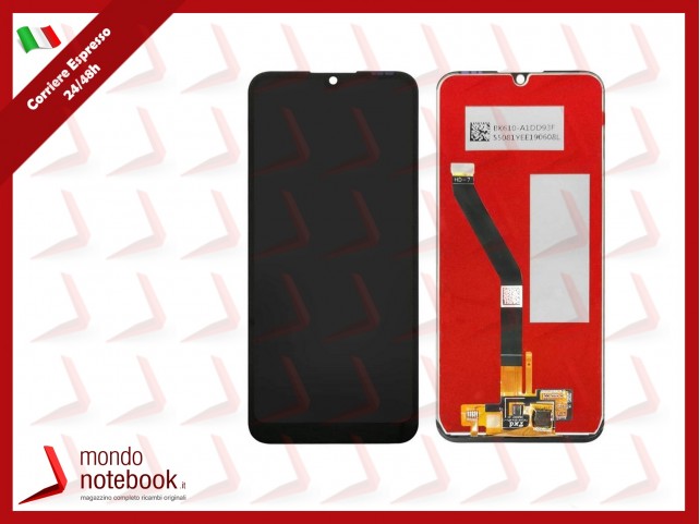 DISPLAY LCD PER HUAWEI Y6 2019 MRD-LX1 LX2 TOUCH SCREEN SCHERMO VETRO NERO