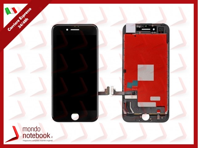 DISPLAY LCD RETINA PER APPLE IPHONE 7 TOUCH SCREEN SCHERMO VETRO NERO TIANMA