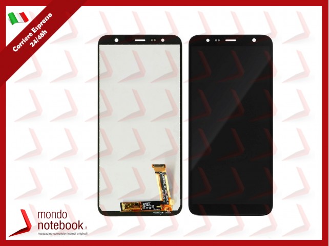 DISPLAY LCD PER SAMSUNG GALAXY J4+ PLUS 2018 SM J415 FN TOUCH SCREEN VETRO NERO