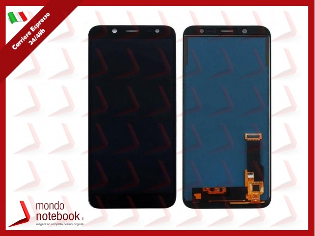 DISPLAY LCD PER SAMSUNG GALAXY J6 2018 SM J600F N TOUCH SCREEN VETRO SCHERMO