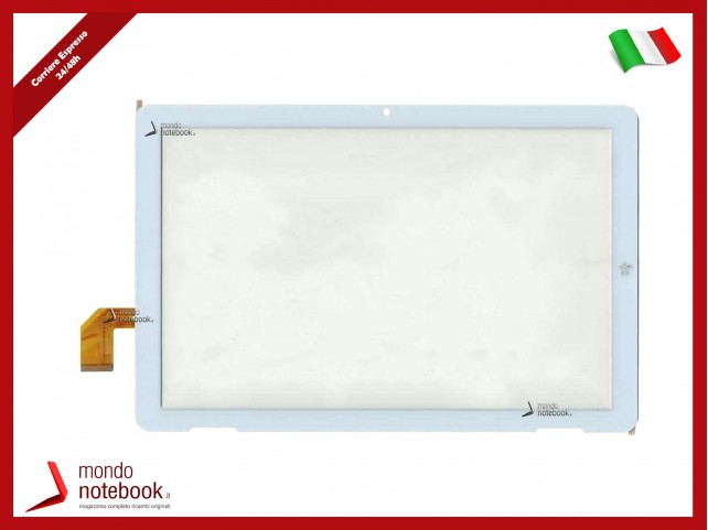 TOUCH SCREEN PER MEDIACOM SmartPad iyo 10 4G M-SP1EY4G VETRO BIANCO ORIGINALE