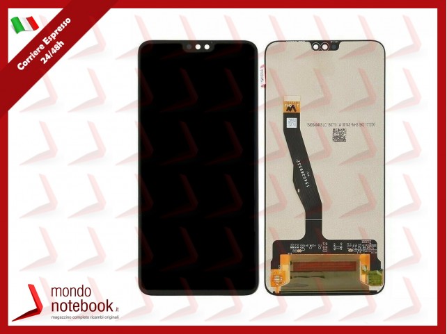 DISPLAY LCD PER HUAWEI HONOR VIEW 10 LITE JSN-L21 HONOR 8X TOUCH VETRO NERO