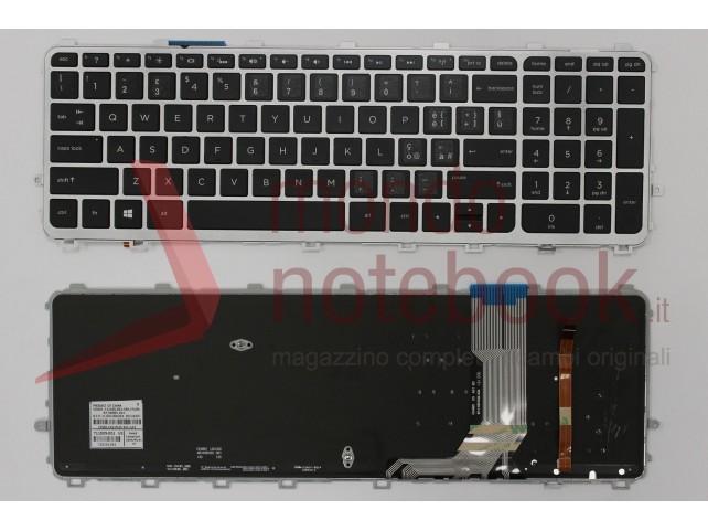 Tastiera Notebook HP Envy 15-J 17-J M7-J Series (RETROILLUMINATA) CON ADESIVI ITA