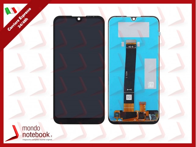 DISPLAY LCD PER HUAWEI Y5 2019 AMN-LX1 LX2 LX3 LX9 TOUCH SCREEN SCHERMO NERO