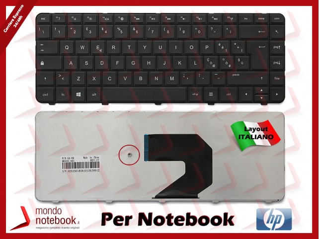 Tastiera Notebook HP G4-1000 G6-1000 G6T CQ43 CQ57 CQ58 630 650 (NERA)(Compatibile)