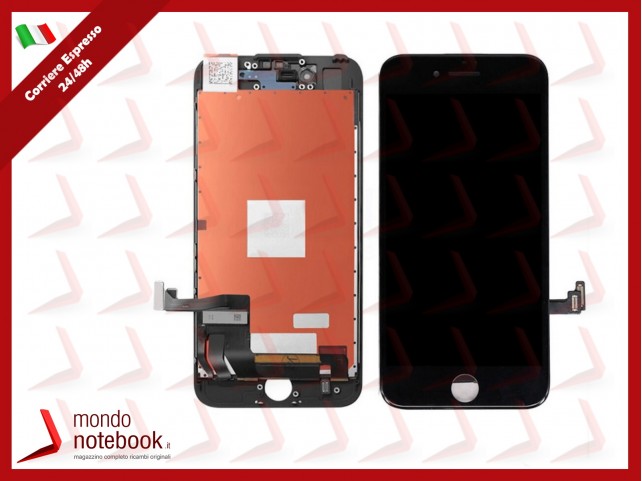 DISPLAY LCD RETINA PER APPLE IPHONE 7 PLUS TOUCH SCREEN VETRO NERO TIANMA