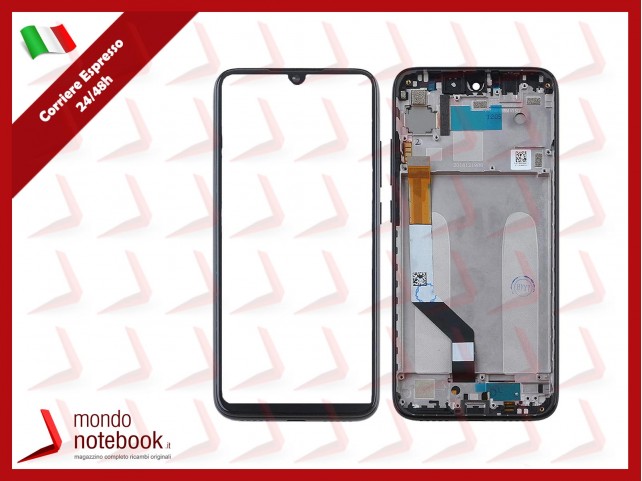 DISPLAY TOUCH SCREEN + FRAME PER XIAOMI REDMI NOTE 7 / 7 PRO SCHERMO ASSEMBLATO