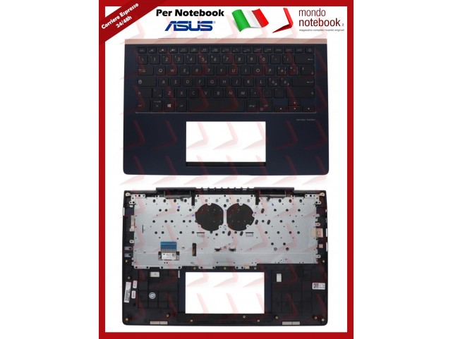Tastiera Con Top Case ASUS UX450FDX UX450FD UX450 UX480 (Italiana) Retroilluminata BLU