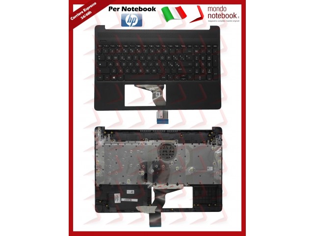 Tastiera con Top Case HP 15-DY 15-EF 15S-EQ (Nera) Layout Italiano - Senza FingerPrint