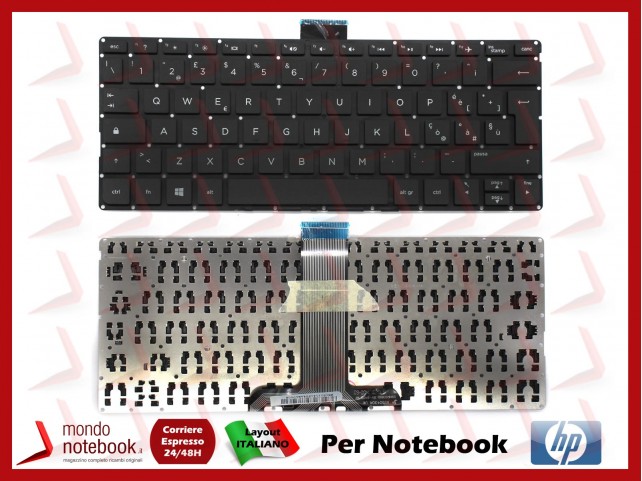 Tastiera Notebook HP 11-K (Nera) Italiana