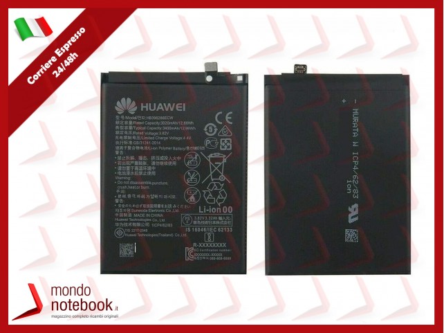 BATTERIA ORIGINALE HUAWEI HB396286ECW PER P SMART 2019 HONOR 10 LITE 3400 mAh