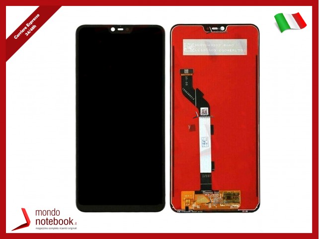 DISPLAY LCD PER XIAOMI MI8 LITE MI 8 LITE TOUCH SCREEN SCHERMO VETRO NERO