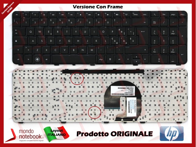 Tastiera Notebook HP Pavilion DV7-4000 DV7-4100 DV7-5000 (Con FRAME)