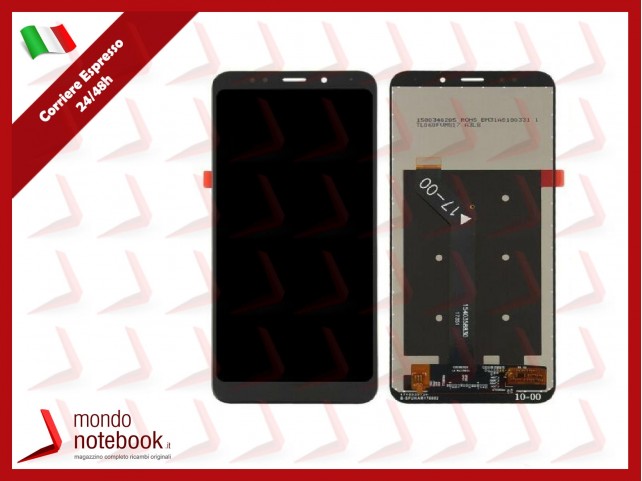 DISPLAY LCD PER XIAOMI REDMI 5 PLUS TOUCH SCREEN SCHERMO MONITOR VETRO NERO