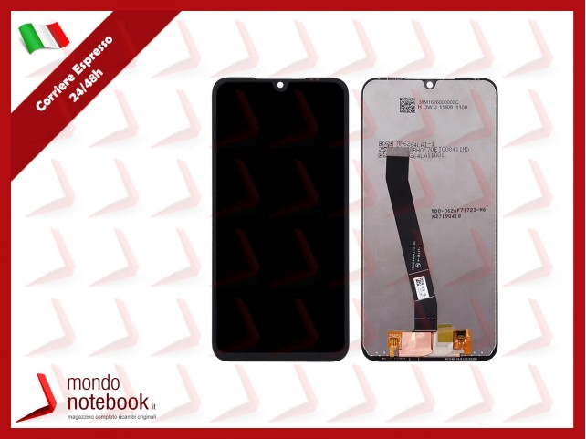 DISPLAY LCD PER XIAOMI REDMI 7 M1810F6LE M1810F6LG TOUCH SCREEN VETRO NERO