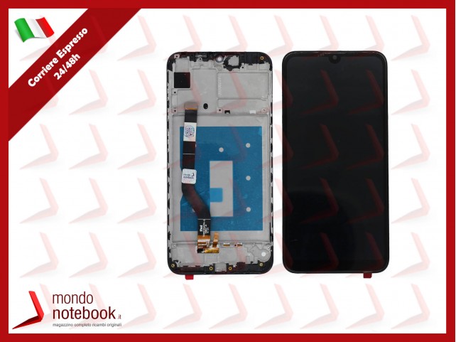 DISPLAY LCD FRAME PER HUAWEI Y7 2019 DUB-LX1 LX2 L22 TOUCH SCREEN VETRO SCHERMO