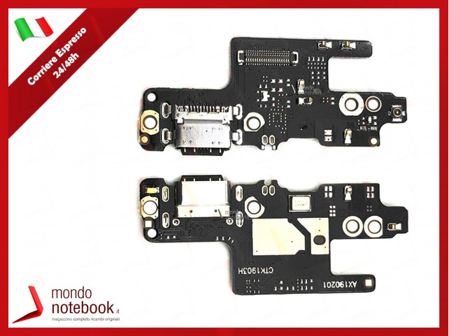 CONNETTORE RICARICA XIAOMI REDMI NOTE 7 MICROFONO DOCK JACK PCB TYPE C CARICA