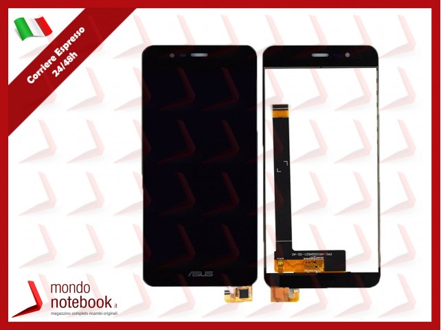 DISPLAY LCD PER ASUS ZENFONE 3 MAX ZC520TL X008D 5,2'' TOUCH SCREEN VETRO NERO