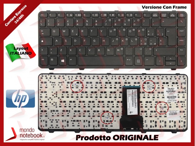 Tastiera Notebook HP ProBook 430 G1 (Con Frame) Italiana
