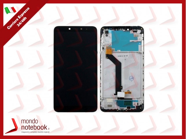 DISPLAY LCD + FRAME PER XIAOMI REDMI S2 M1803E6G TOUCH SCREEN VETRO NERO