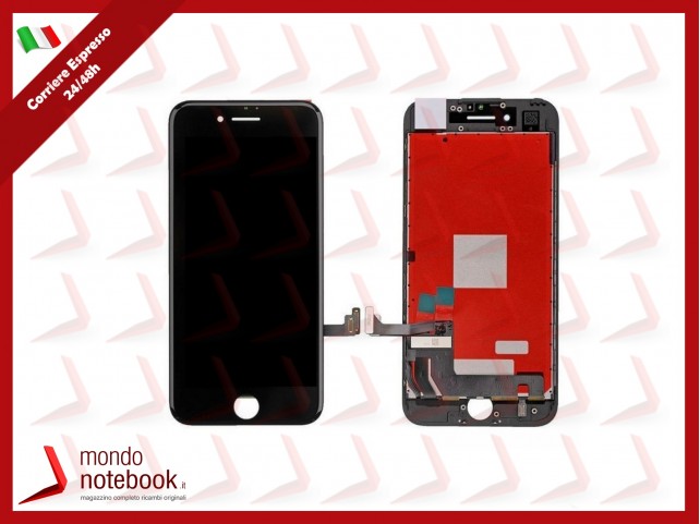 DISPLAY LCD APPLE IPHONE 7 7G TOUCH SCREEN VETRO SCHERMO NERO ALTA QUALITÀ