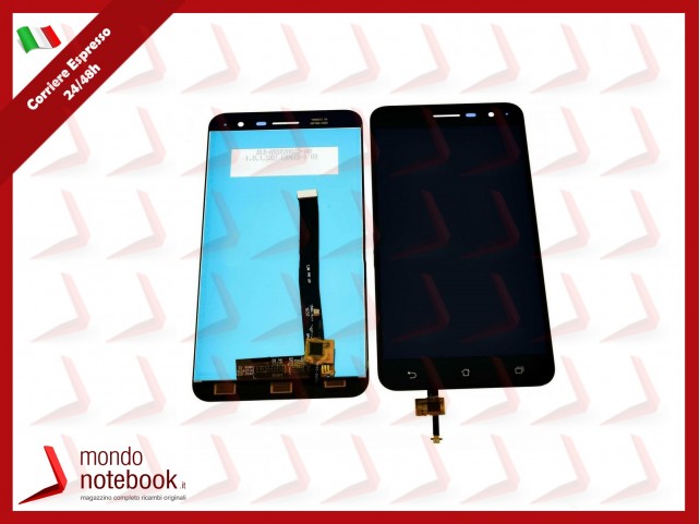 DISPLAY PER ASUS Zenfone 3 ZE520KL Z017D Z017DA TOUCH SCREEN SCHERMO VETRO NERO