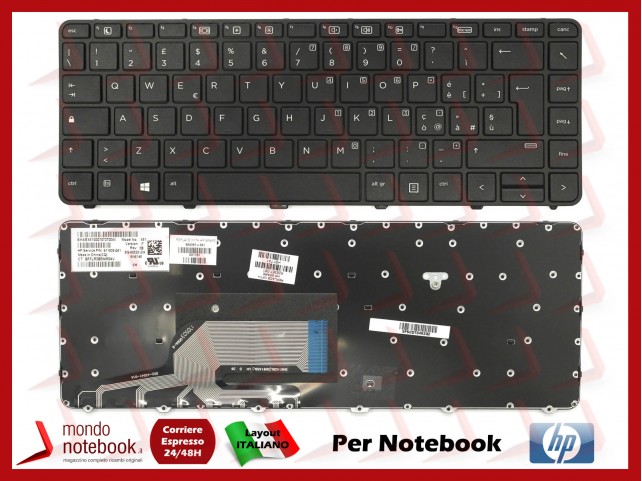 Tastiera Notebook HP ProBook 430 G3 G4, 440 G3 G4, 446 G3 - Italiana