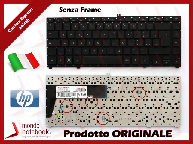Tastiera Notebook HP Probook 4411S 4410S 4415S 4416S (SENZA FRAME)