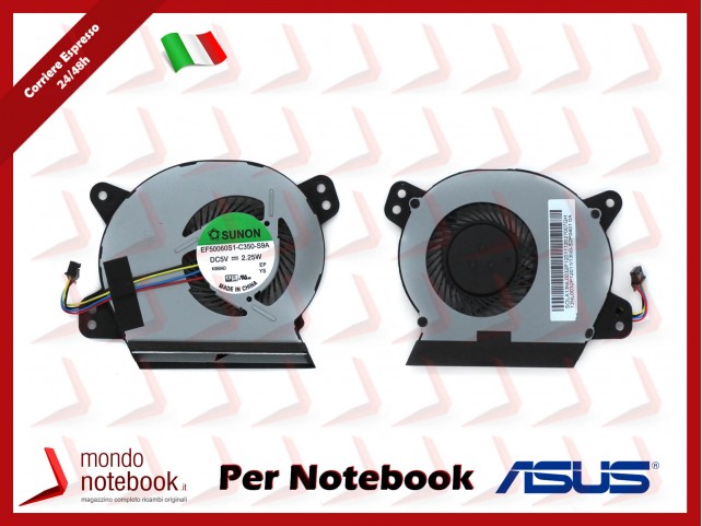 Ventola Fan CPU ASUS VivoBook F402 F402W F402WA E402M E402MA E402YA E502M E502MA