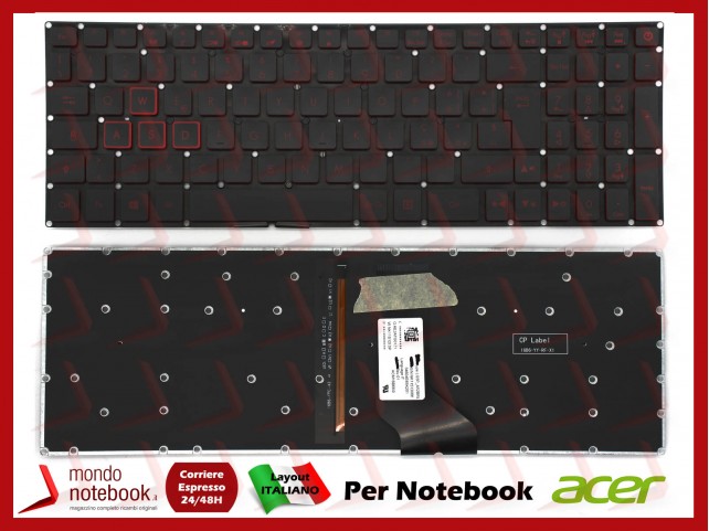 Tastiera Notebook ACER Nitro 5 AN515 AN515-51 AN515-52 AN515-53 Italiana